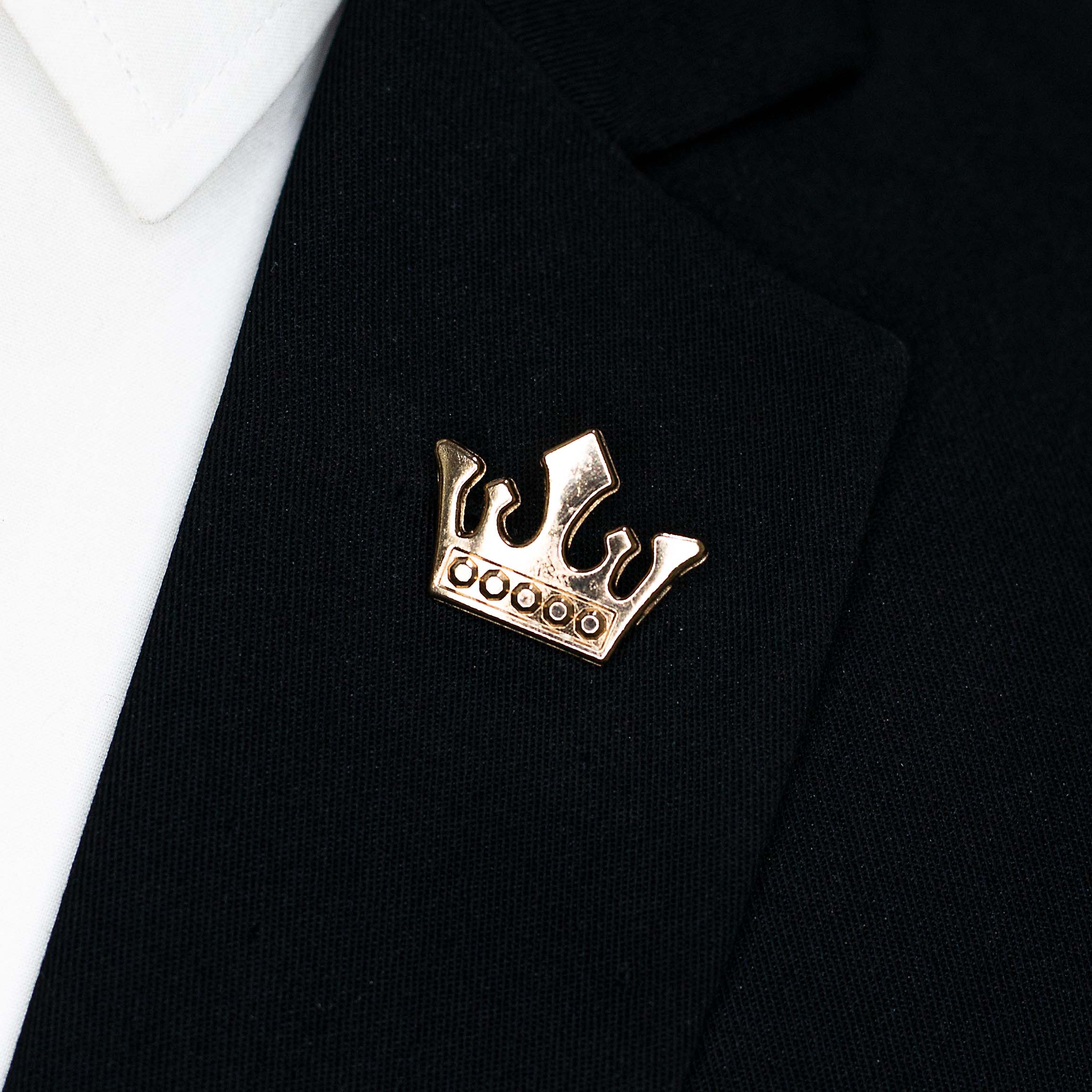 GOLDEN CROWN BROOCH
