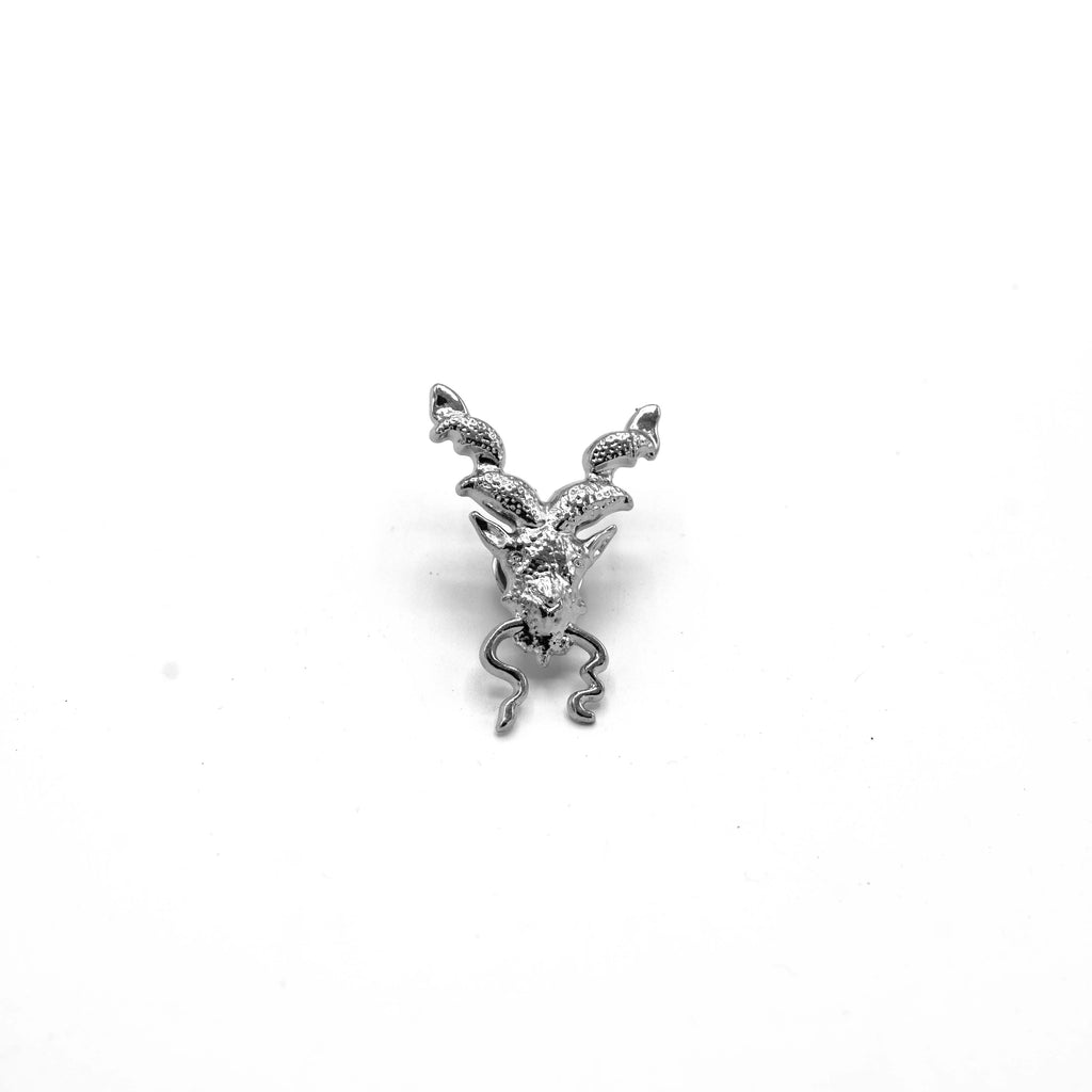 SILVER MARKHOR BROOCH