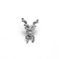 SILVER MARKHOR BROOCH