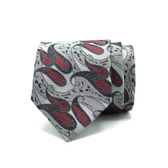 SILVER INFERNO TIE