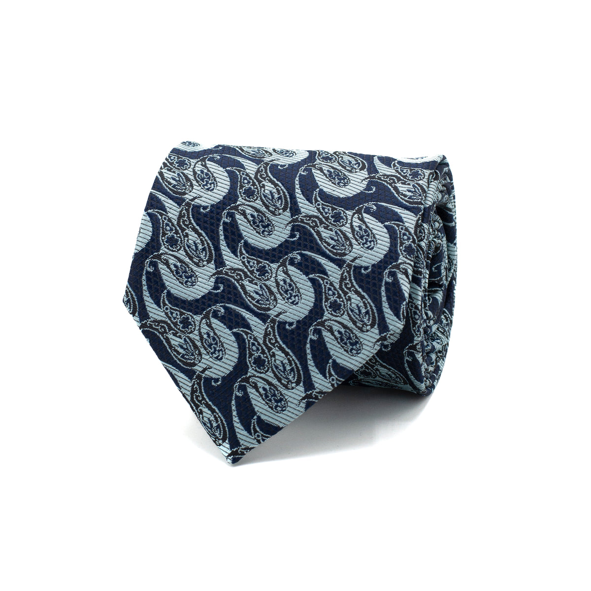 NAVY WAVES TIE