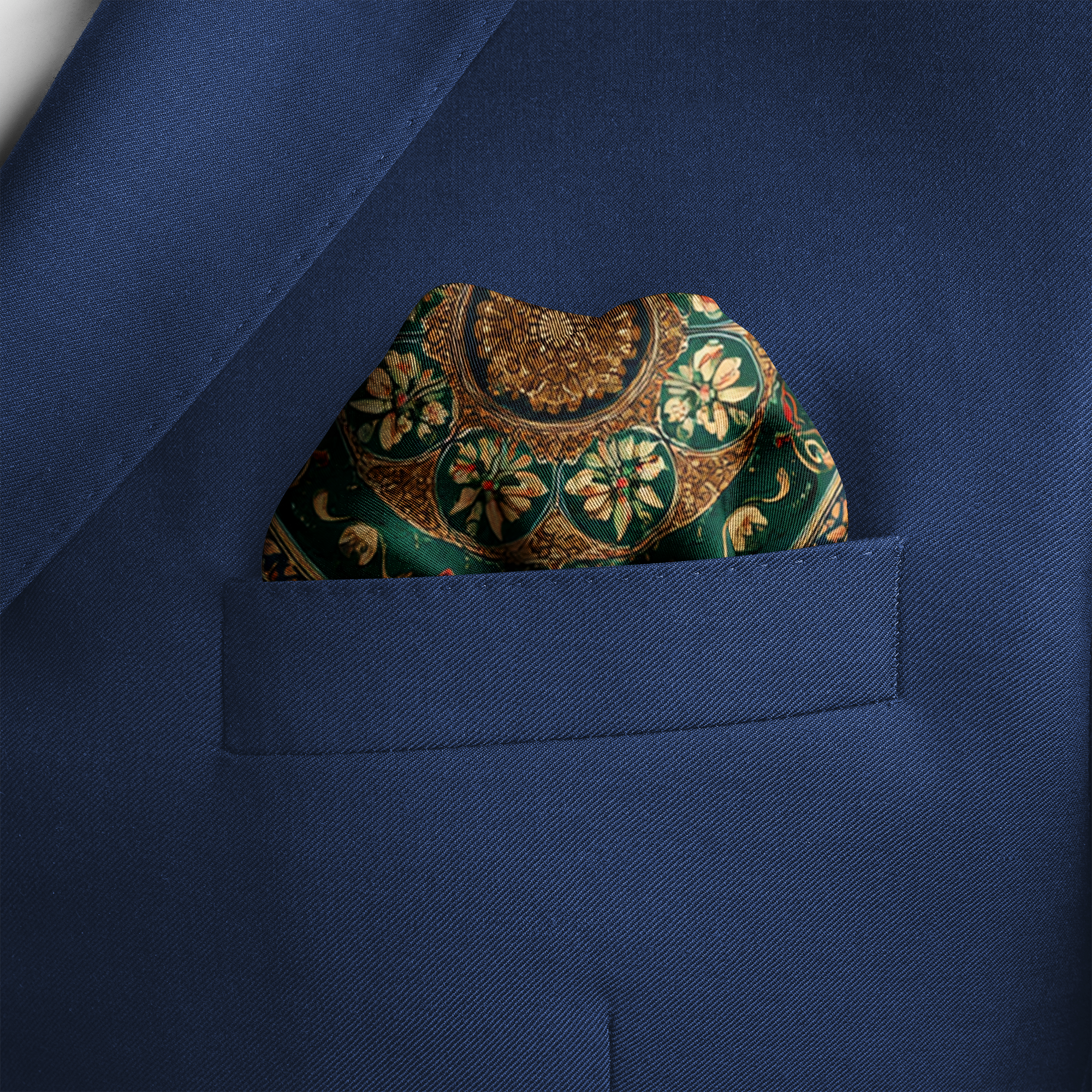 BABYLON SILK POCKET SQUARE