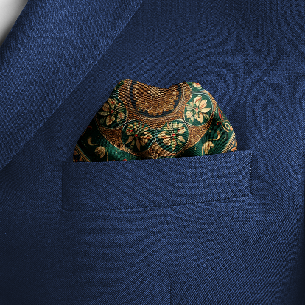 BABYLON SILK POCKET SQUARE