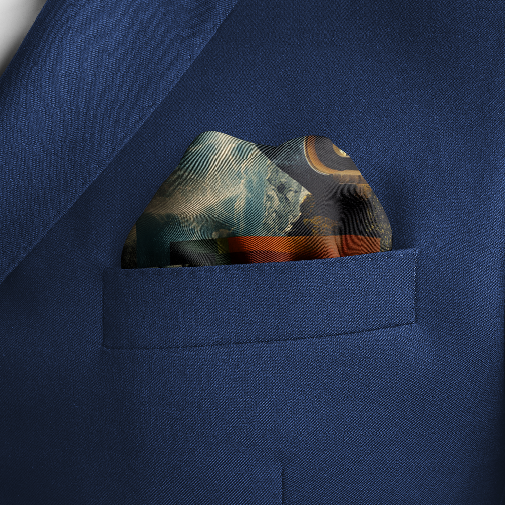 PORTALIS SILK POCKET SQUARE