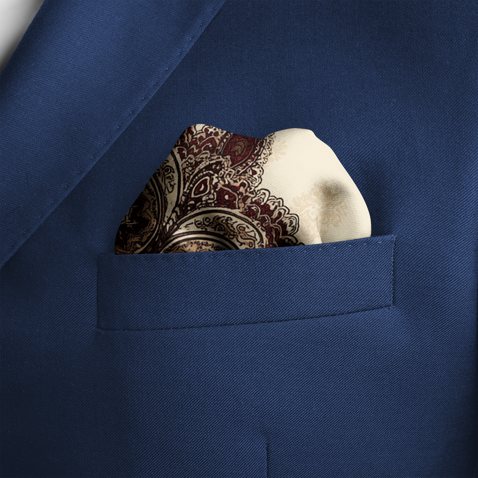 BAHAR SILK POCKET SQUARE