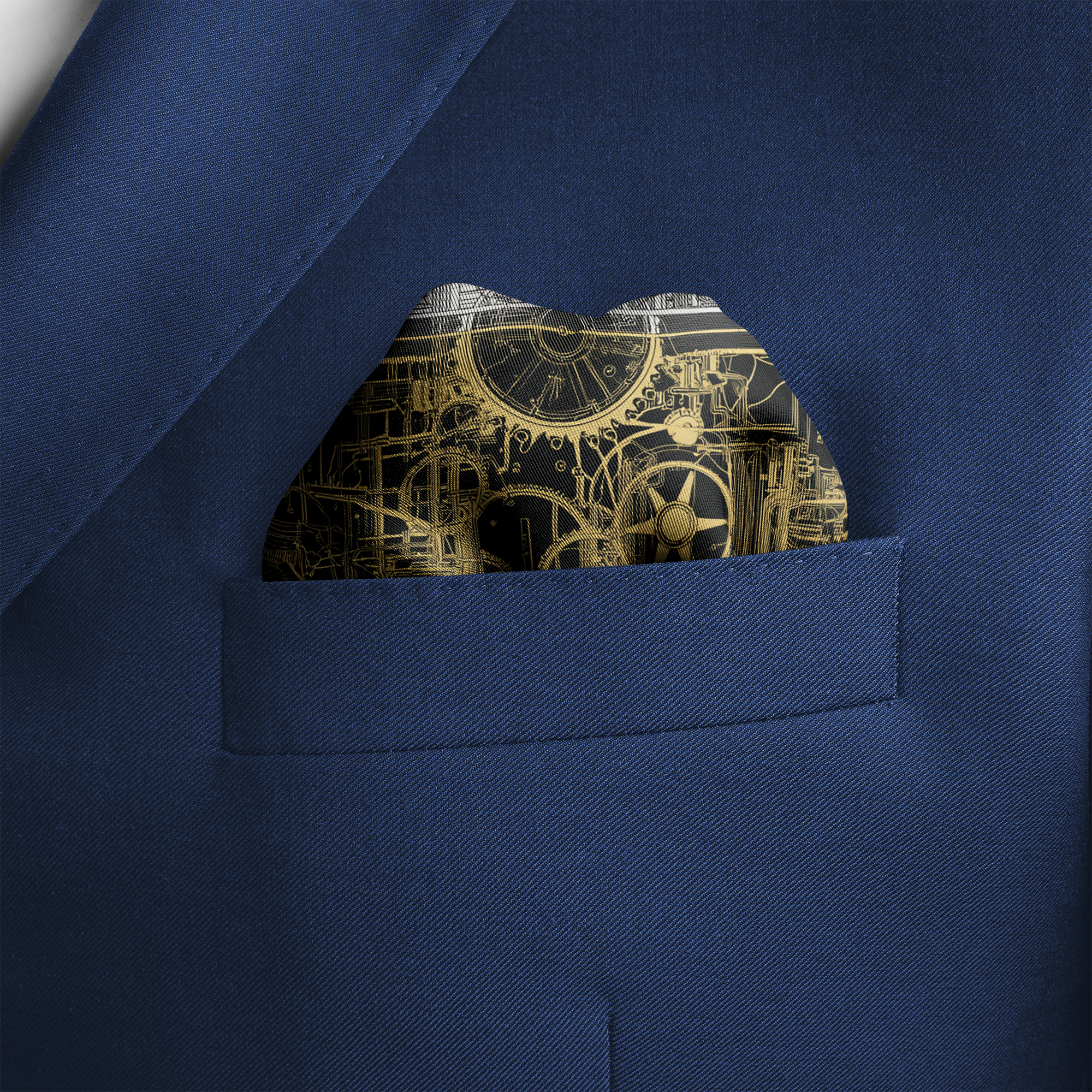 COGMIND SILK POCKET SQUARE