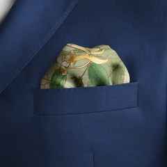 HERBARIUM SILK POCKET SQUARE