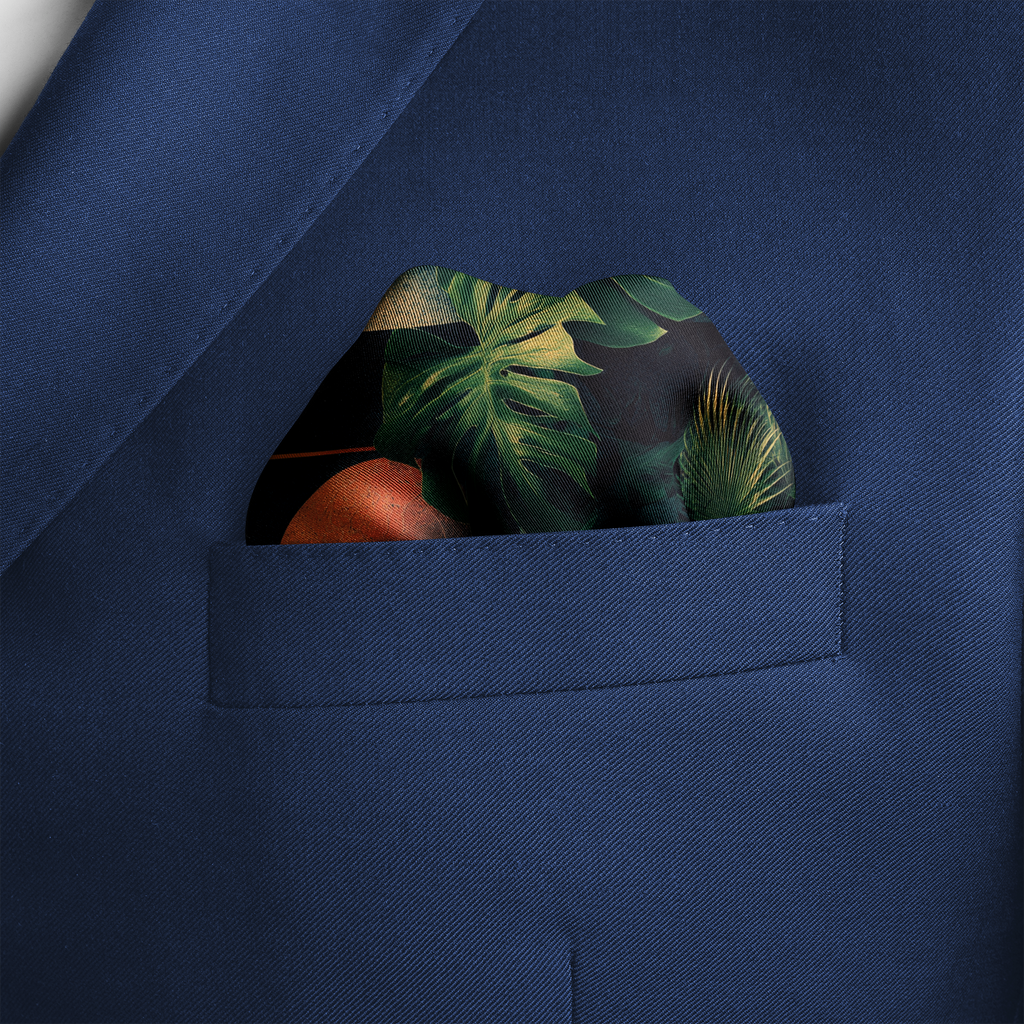 TROPIVOX SILK POCKET SQUARE
