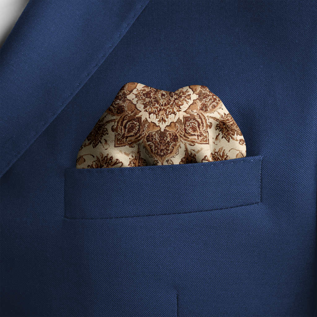 SIENNA SILK POCKET SQUARE