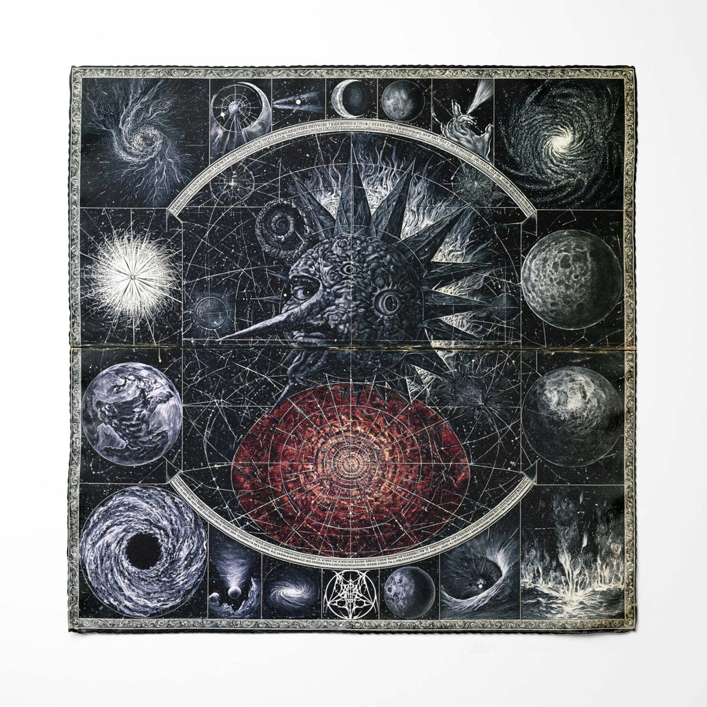 DARK COSMIC SILK POCKET SQUARE