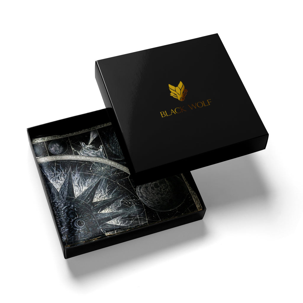 DARK COSMIC SILK POCKET SQUARE