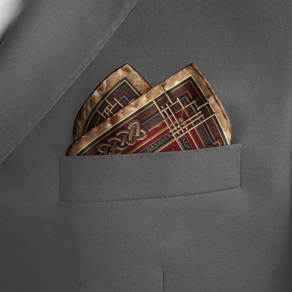 DRAGON DYNASTY SILK POCKET SQUARE
