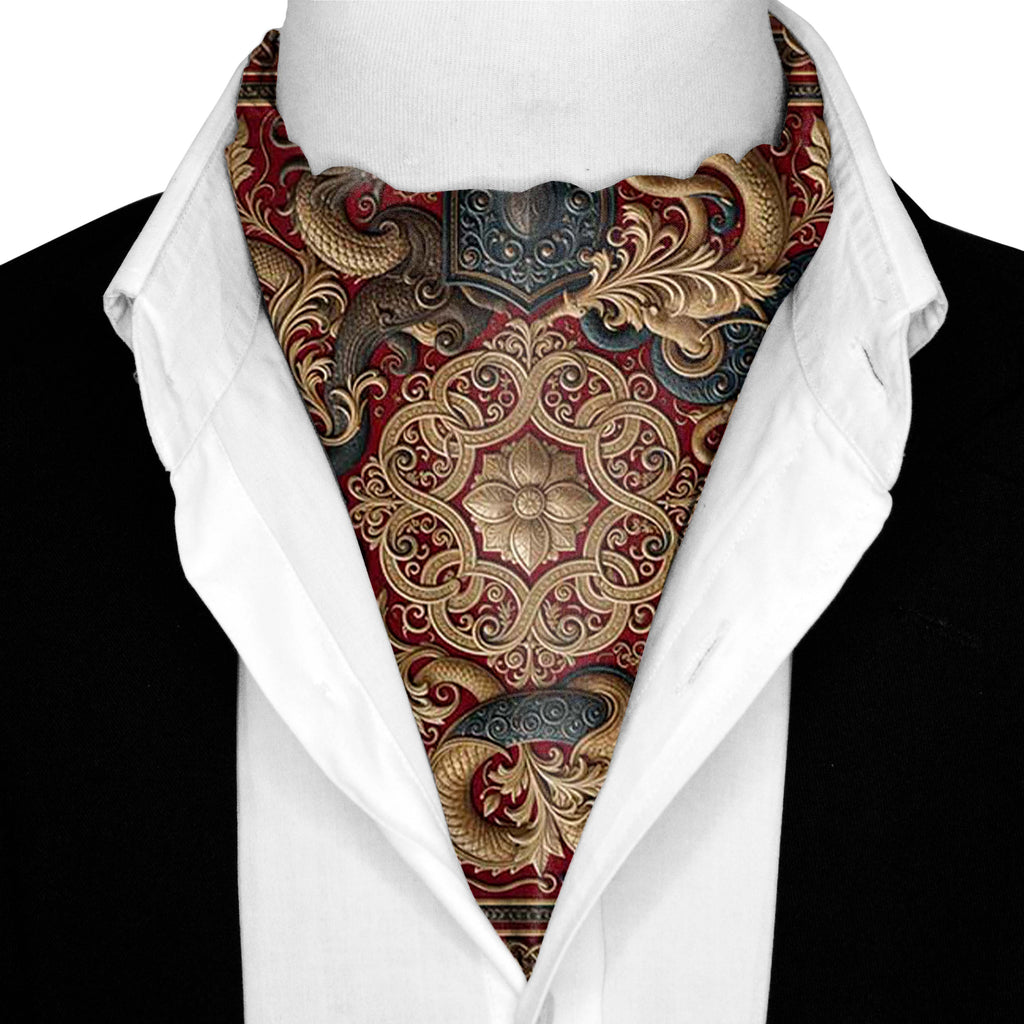 DRAGON DYNASTY SILK ASCOT – PREMIUM COLLECTION