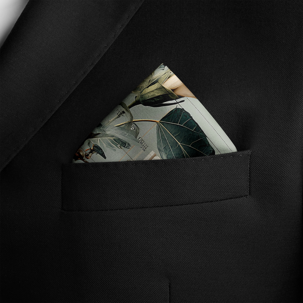 BOTANICA SILK POCKET SQUARE