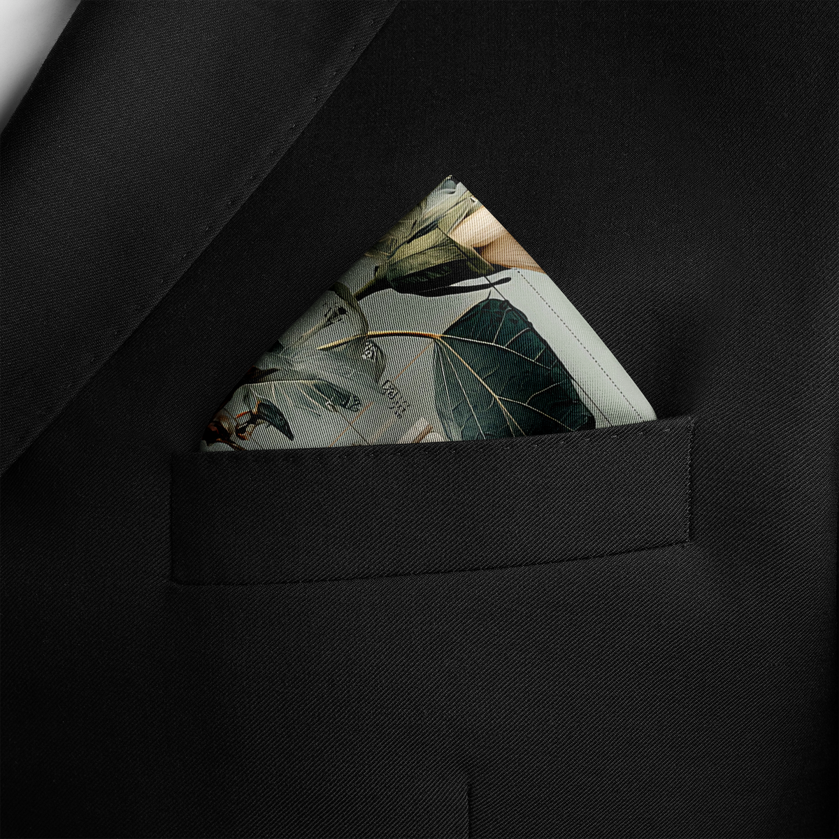 BOTANICA SILK POCKET SQUARE