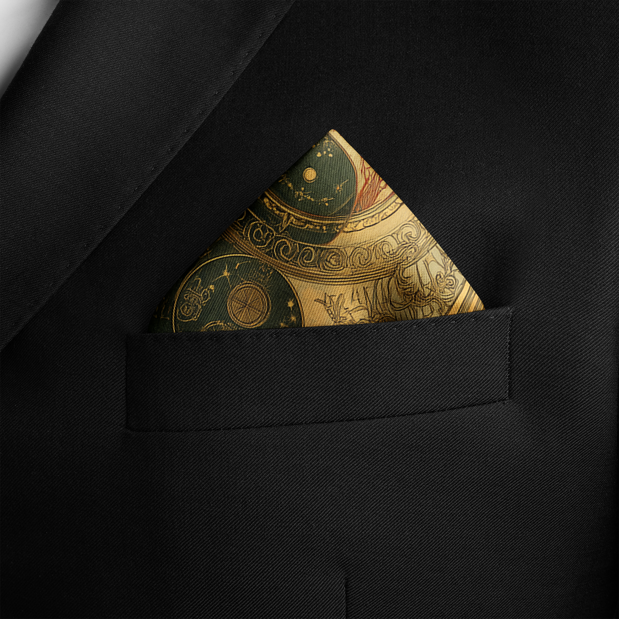 CELESTARA SILK POCKET SQUARE