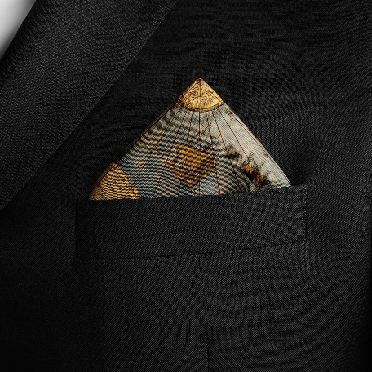 VOYAGE SILK POCKET SQUARE