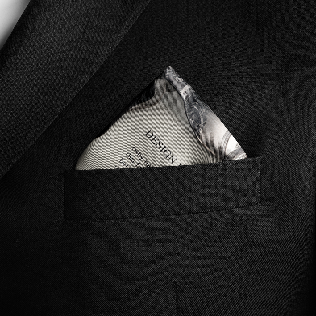 VELVOURA SILK POCKET SQUARE