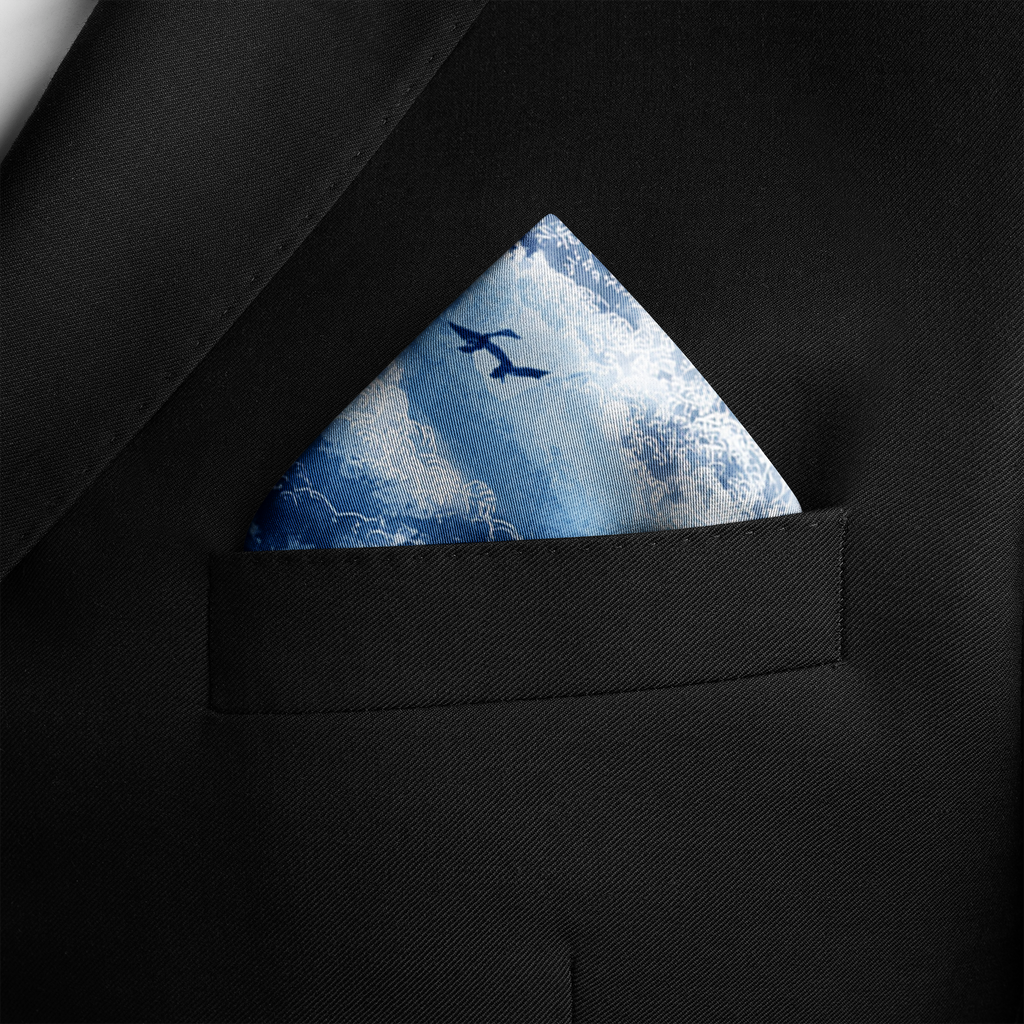 MISTHAVEN SILK POCKET SQUARE