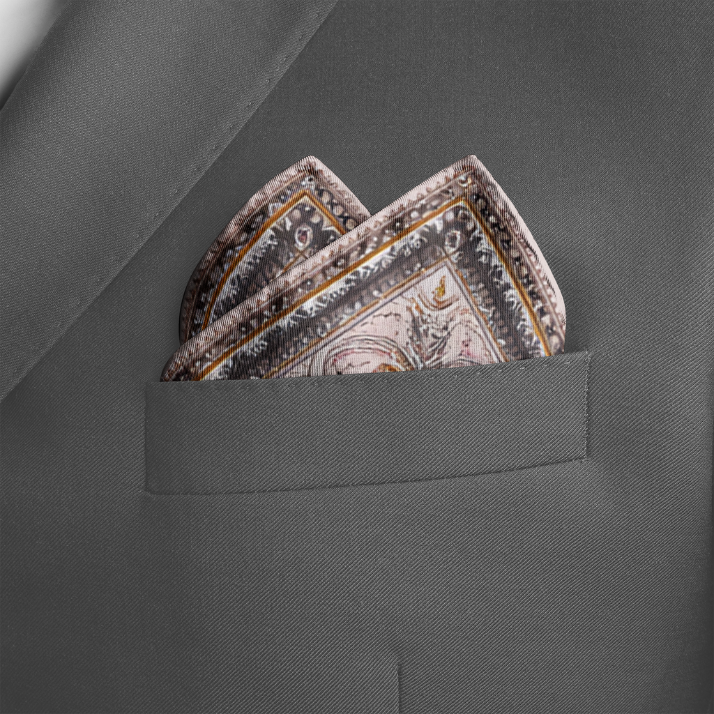 CELESTIA SILK POCKET SQUARE