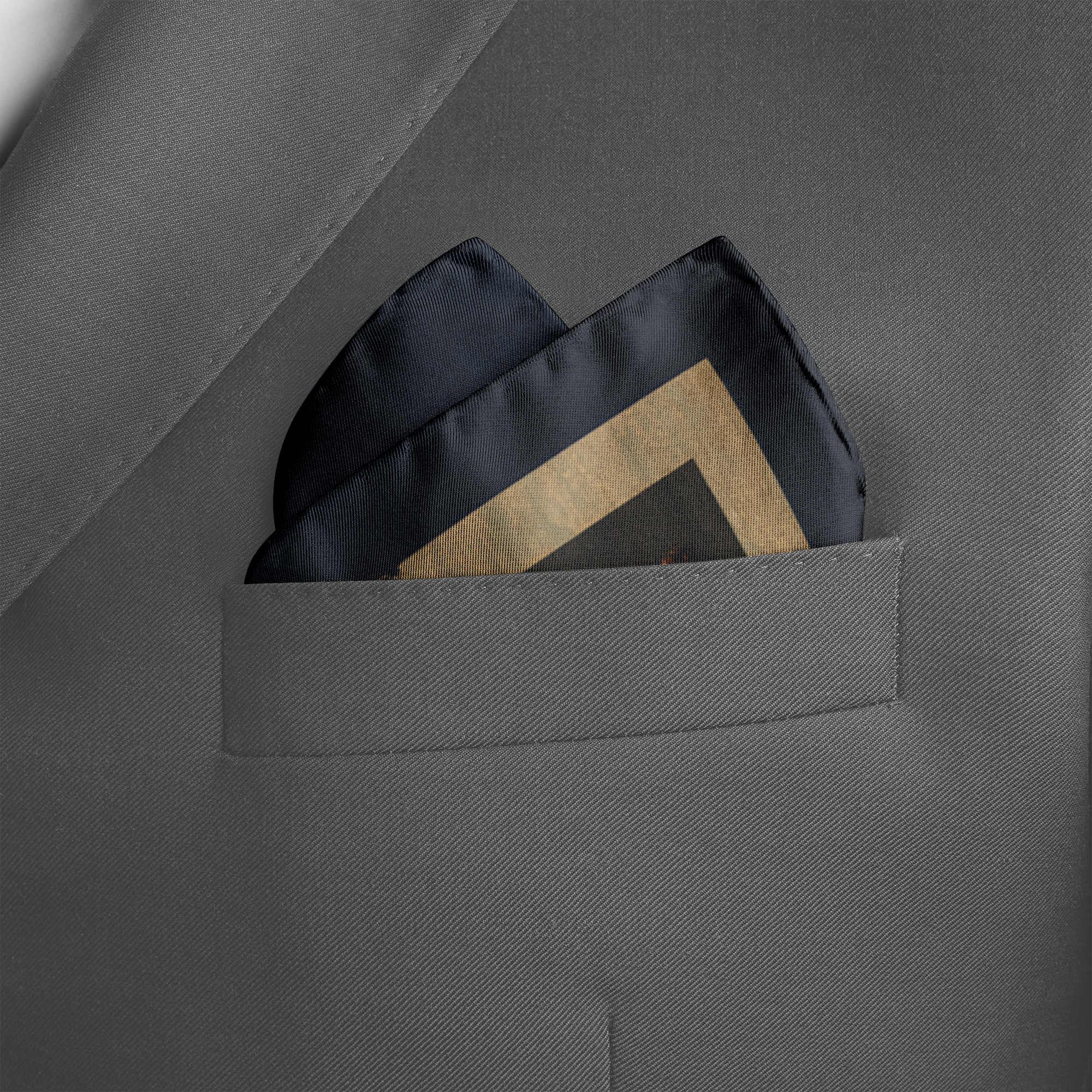 PORTALIS SILK POCKET SQUARE
