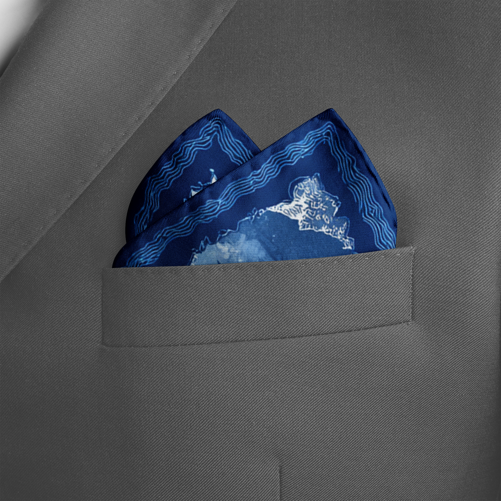 MISTHAVEN SILK POCKET SQUARE