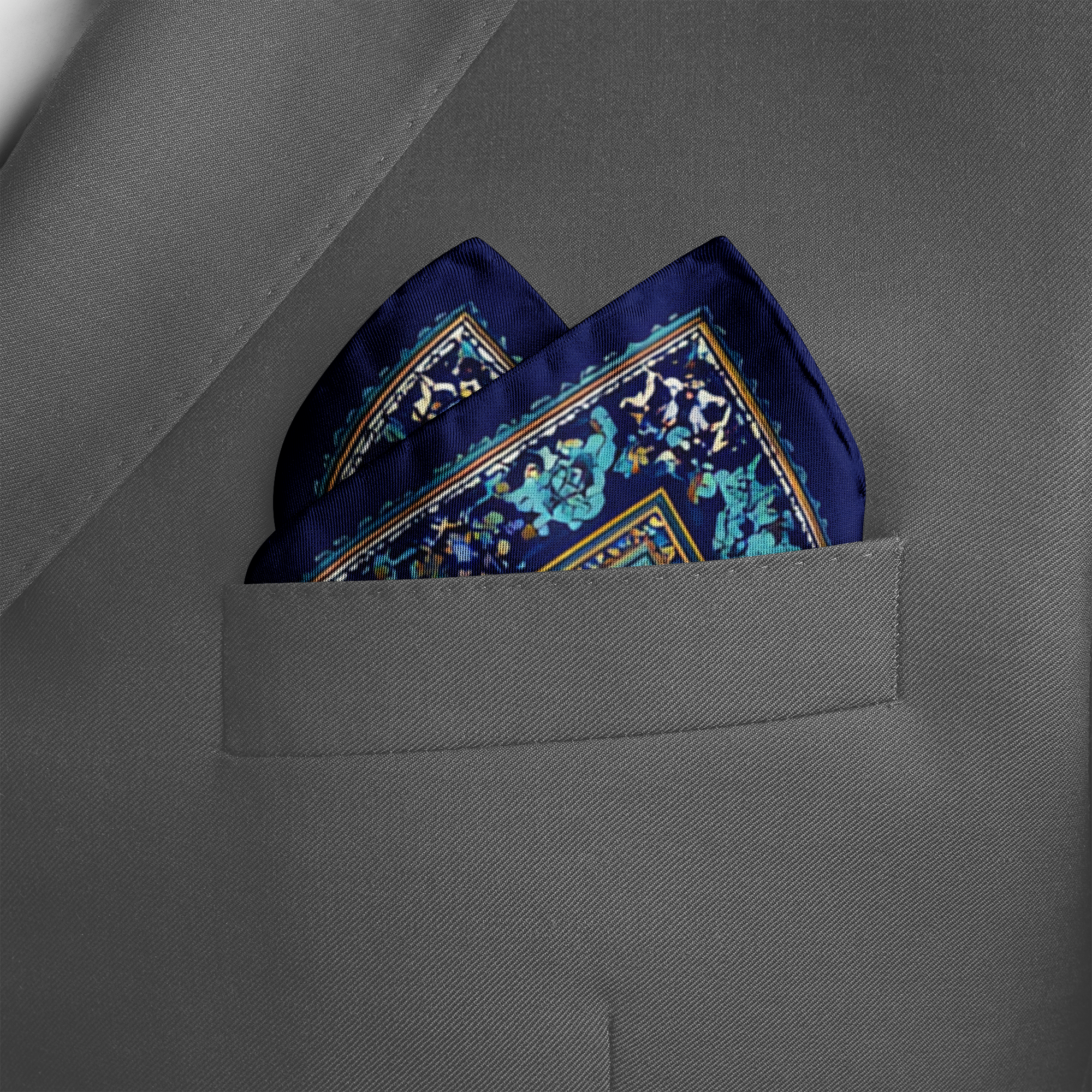 NAVARAH SILK POCKET SQUARE