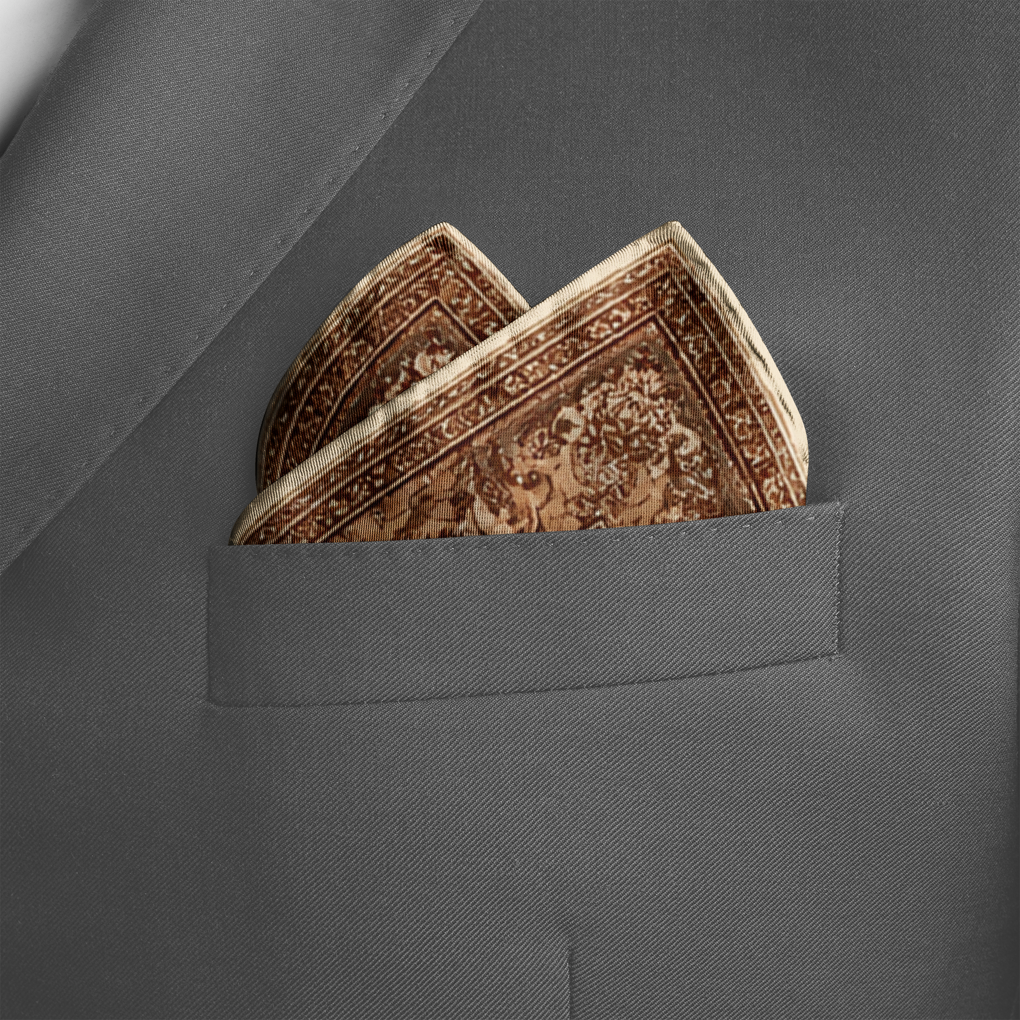 SIENNA SILK POCKET SQUARE