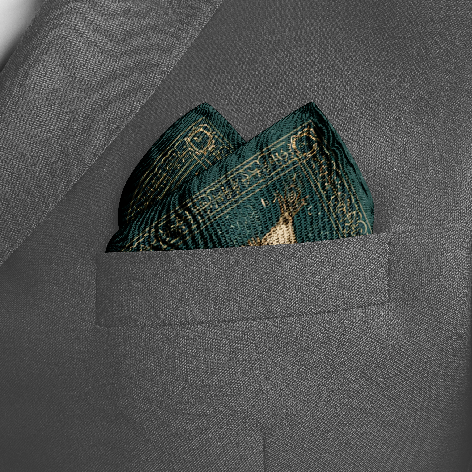 AZUREA SILK POCKET SQUARE