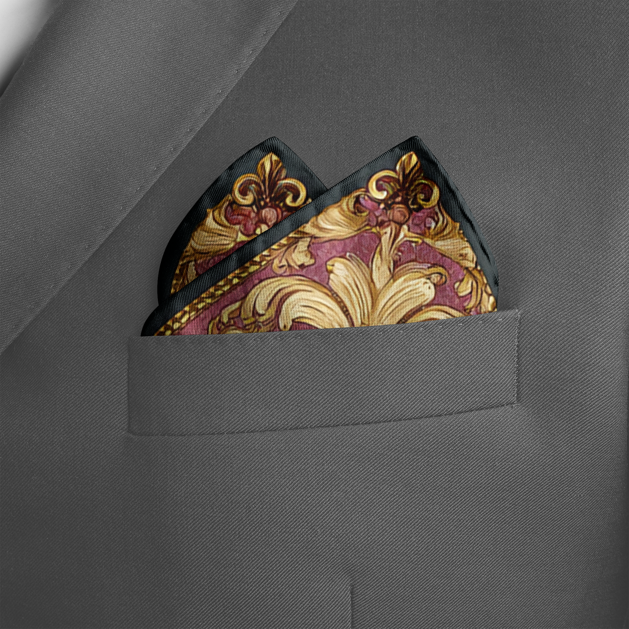 VERONA SILK POCKET SQUARE