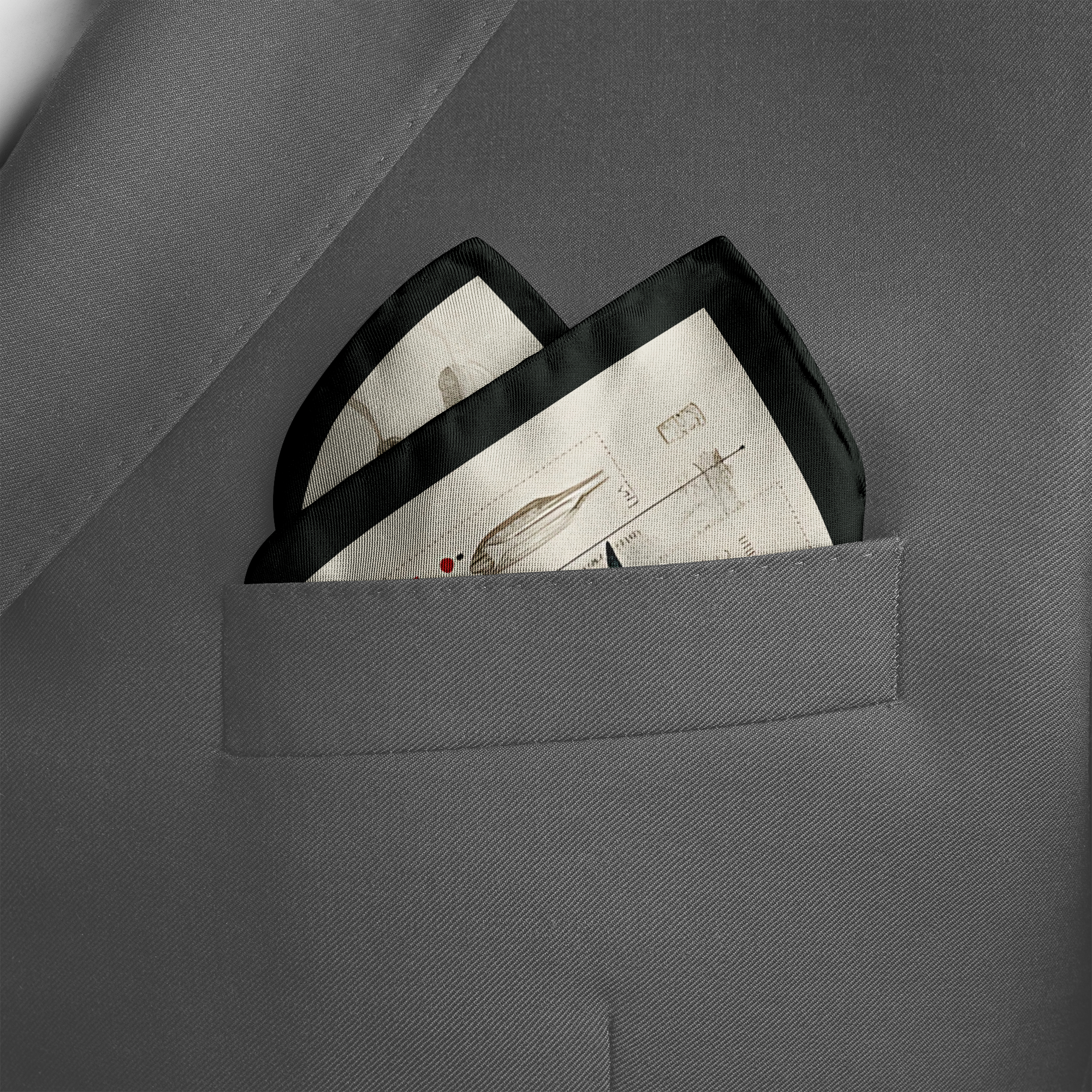 BOTANICA SILK POCKET SQUARE