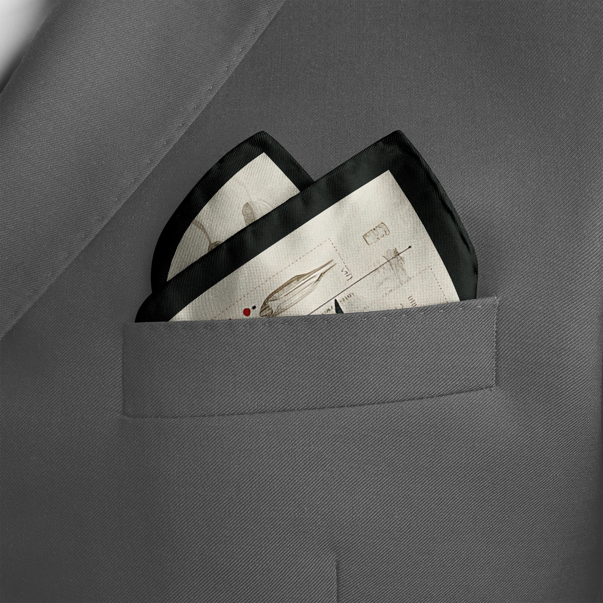 BOTANICA SILK POCKET SQUARE