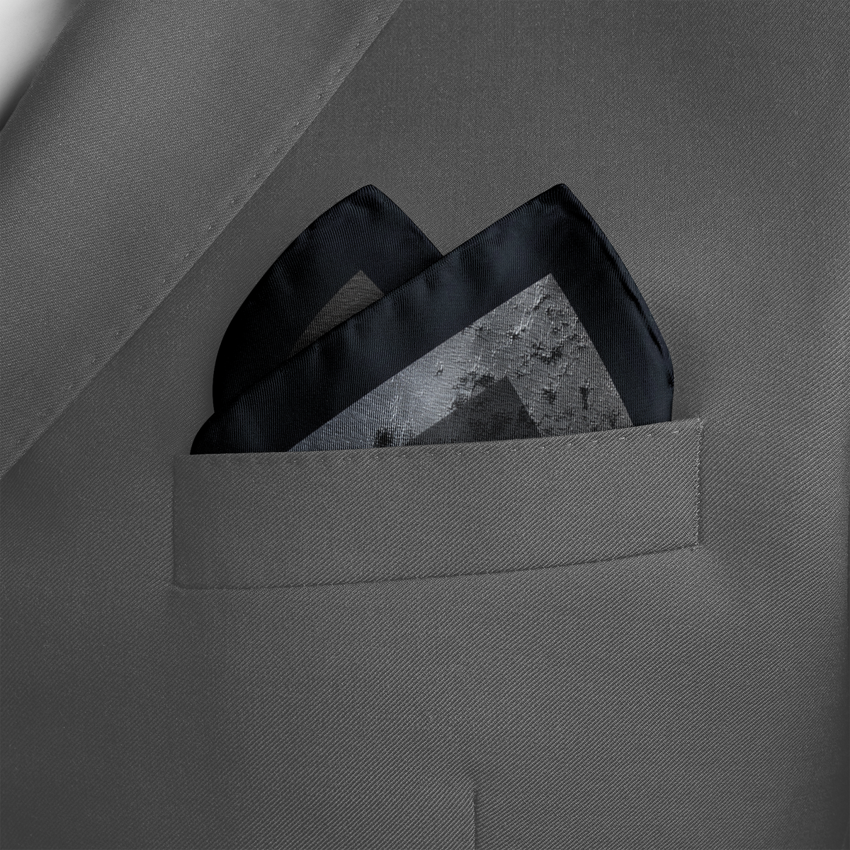 FRACTIX SILK POCKET SQUARE