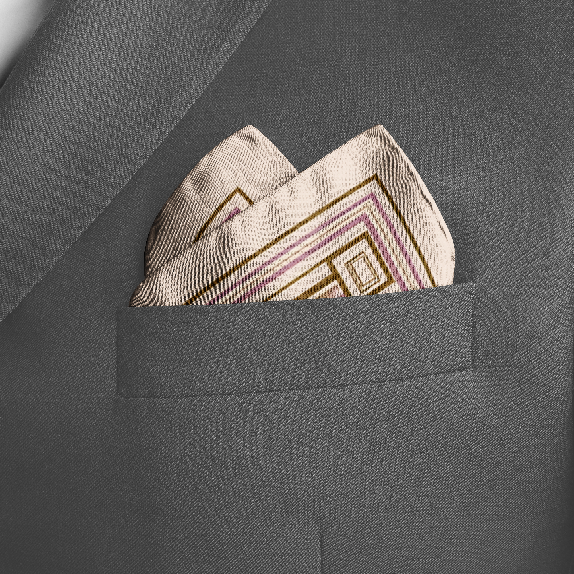 HANAVELLE SILK POCKET SQUARE