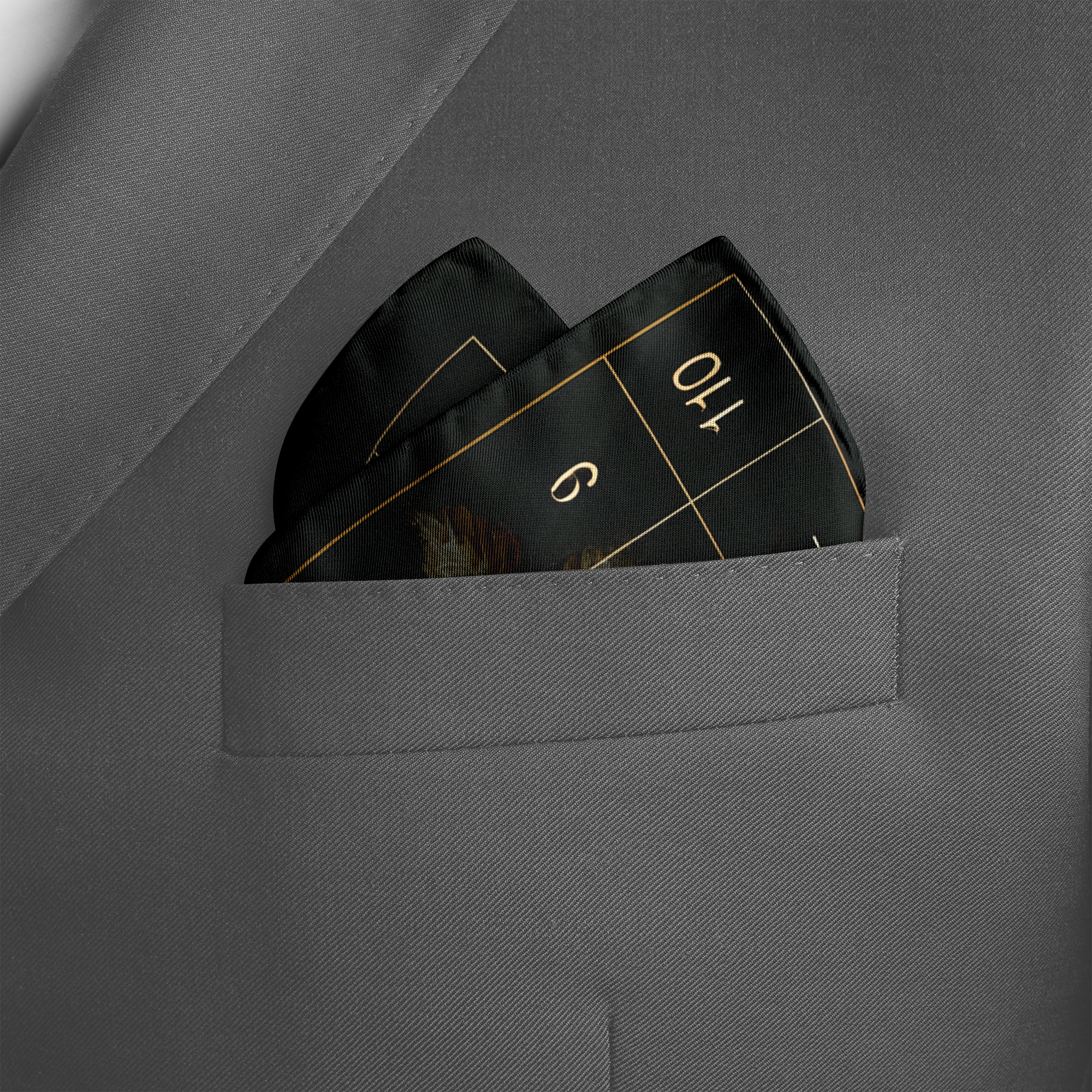 FLORACODE SILK POCKET SQUARE
