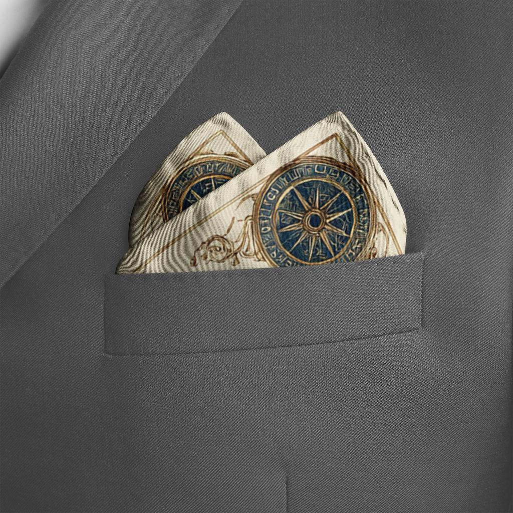 CORALIS SILK POCKET SQUARE