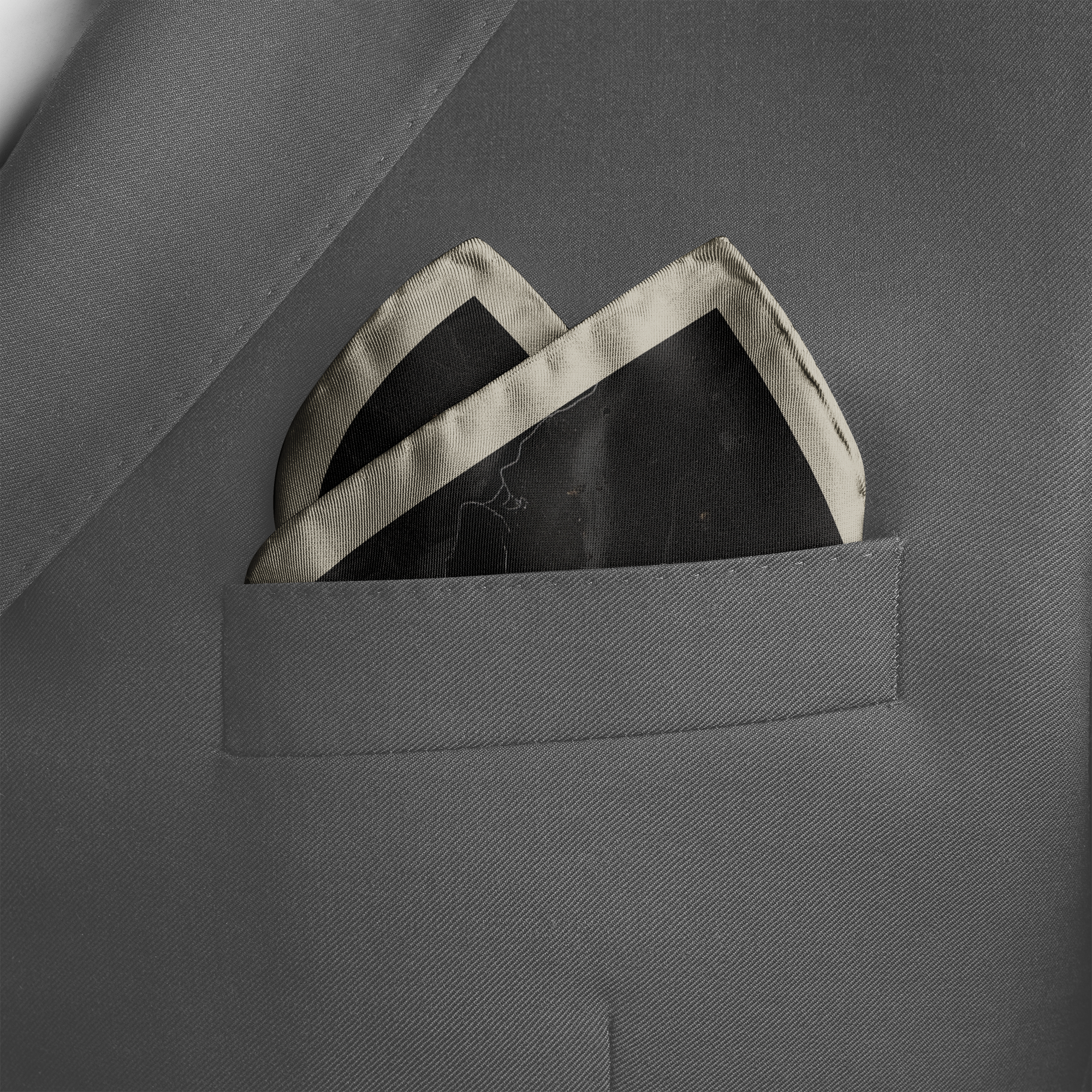 DECAY SILK POCKET SQUARE