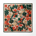 FLORENTINE LEAF SILK POCKET SQUARE