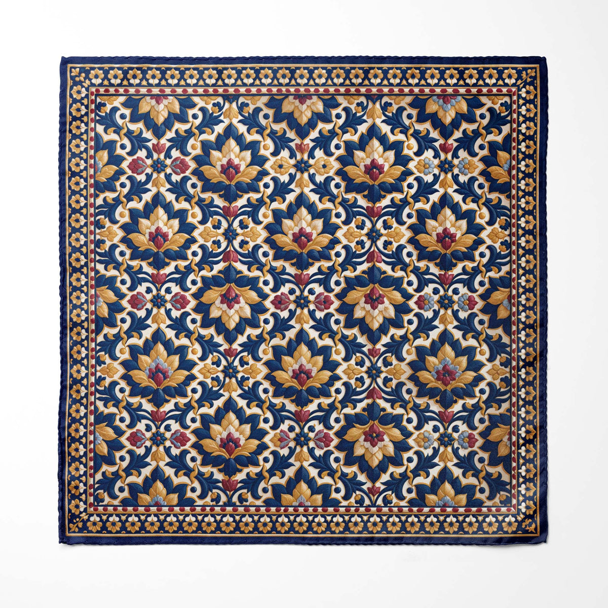 GILDED ECLIPSE SILK POCKET SQUARE
