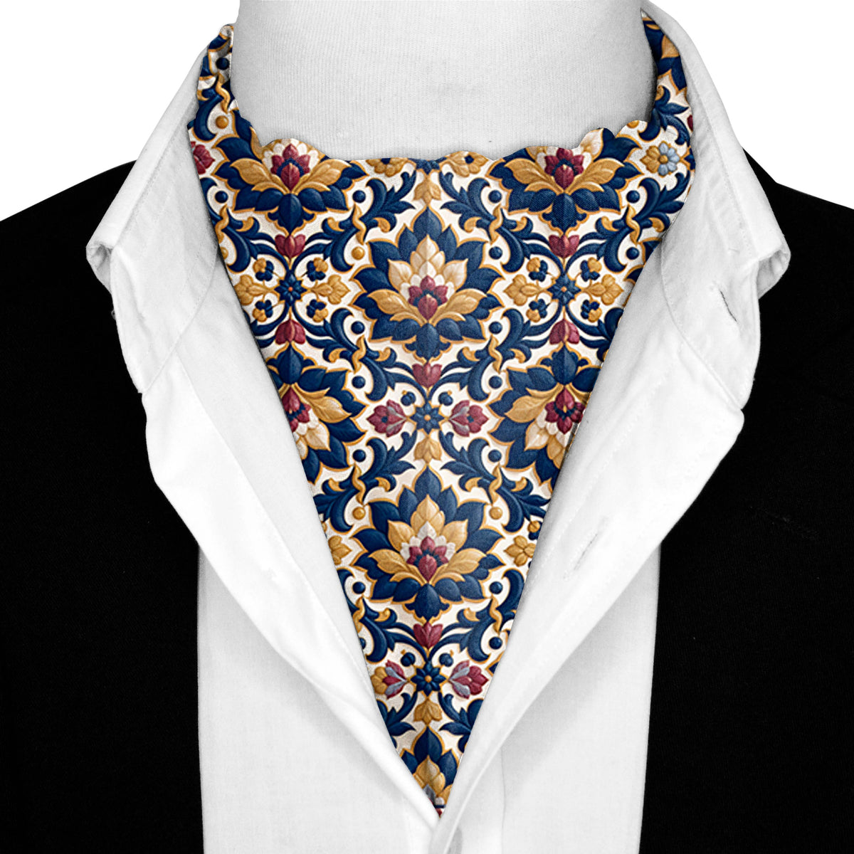 GILDED ECLIPSE SILK ASCOT – PREMIUM COLLECTION
