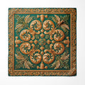 GILDED VERDURE SILK POCKET SQUARE