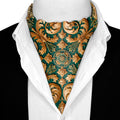 GILDED VERDURE SILK ASCOT – PREMIUM COLLECTION