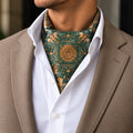 GOLDEN EDEN SILK ASCOT – PREMIUM COLLECTION