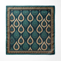 GOLDEN PERSIAN SILK POCKET SQUARE