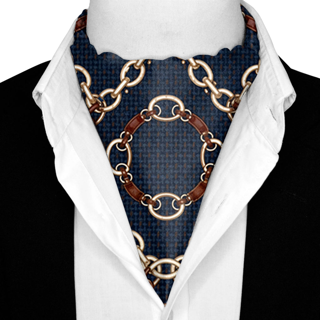 HERITAGE CHAIN SILK ASCOT – PREMIUM COLLECTION