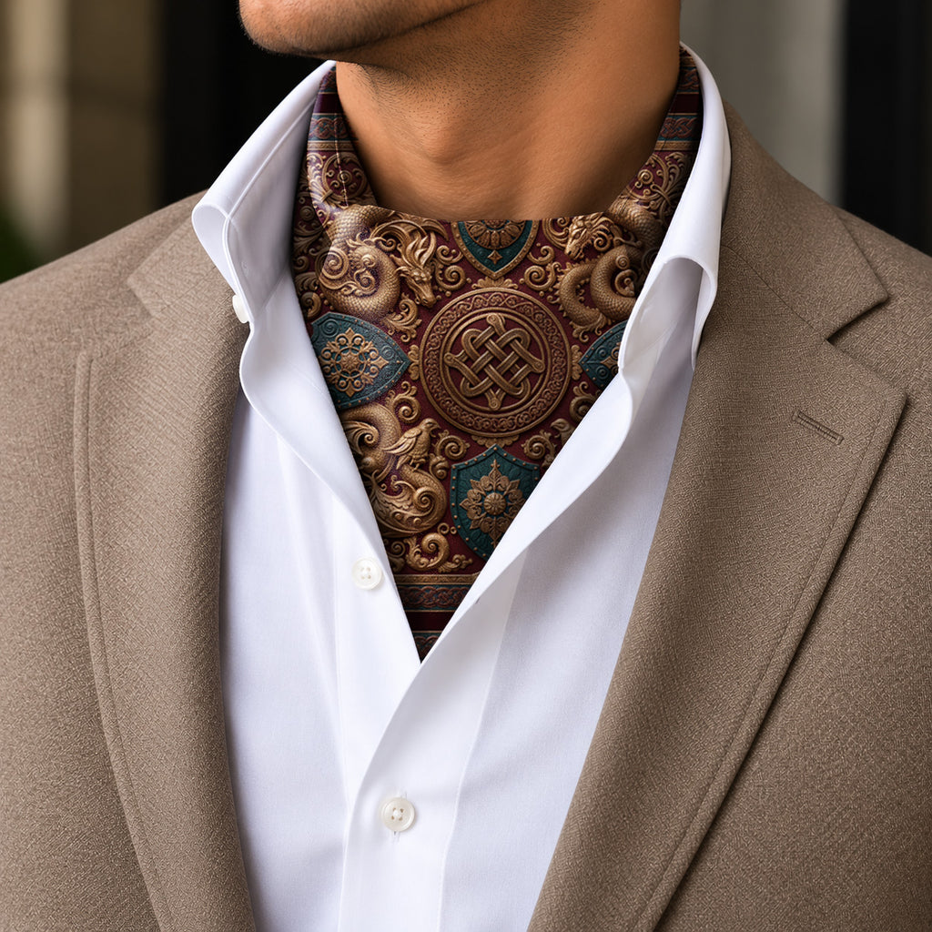 IMPERIAL DRAGON SILK ASCOT – PREMIUM COLLECTION