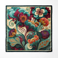 JADE BERRY GARDEN SILK POCKET SQUARE