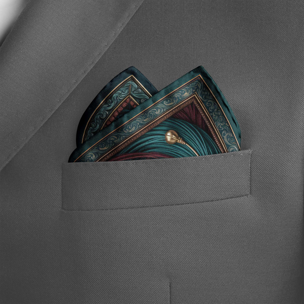 MAJESTIC PLUME SILK POCKET SQUARE