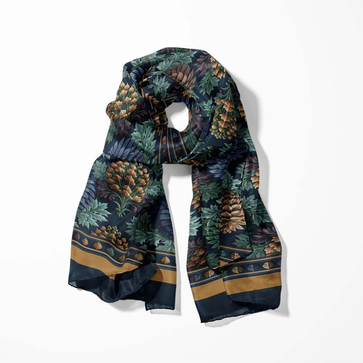 MIDNIGHT BOTANICA MEN SCARF - PREMIUM COLLECTION
