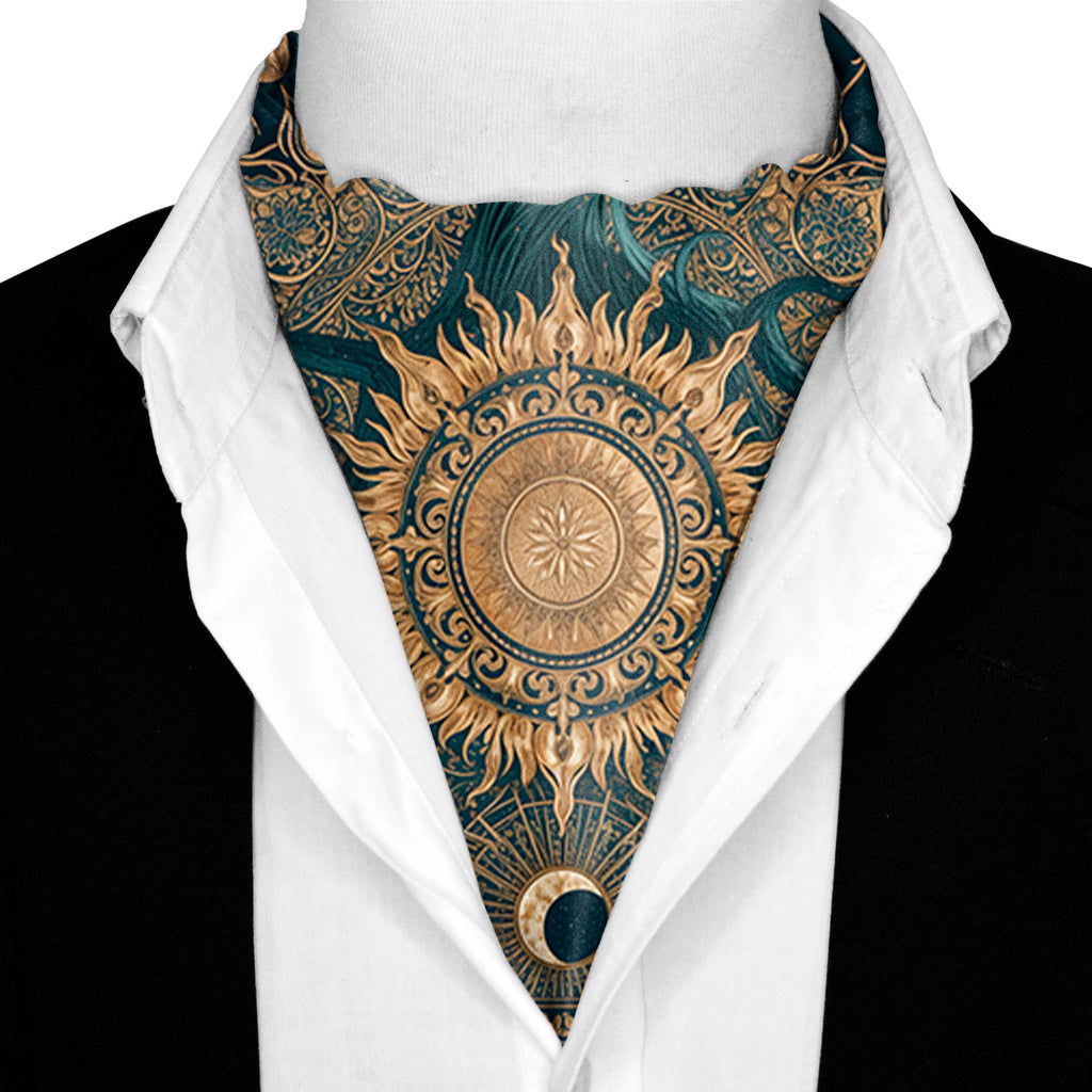 MOONLIT TREE SILK ASCOT – PREMIUM COLLECTION